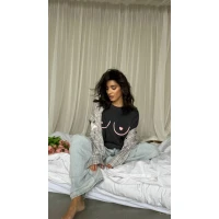 SALE! Trendy oversized T-shirt with print 561 (12)