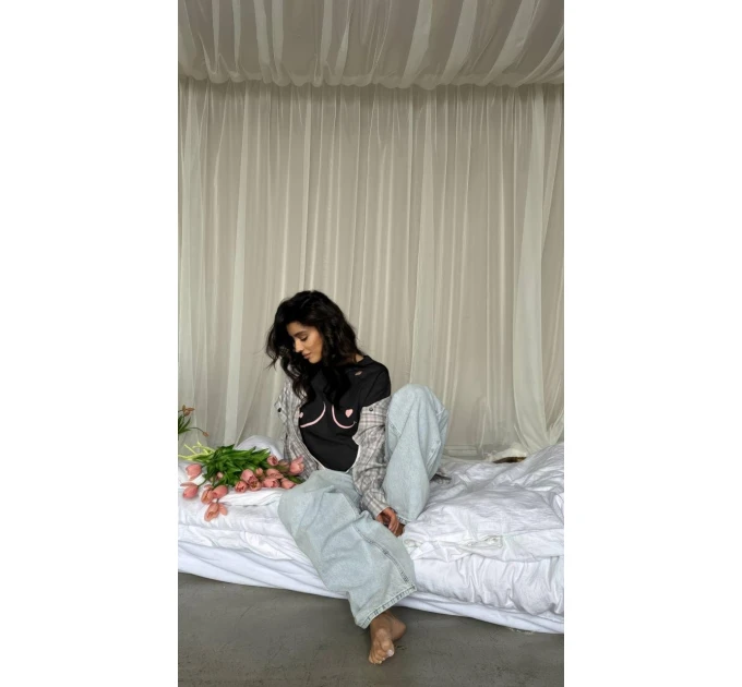 SALE! Trendy oversized T-shirt with print