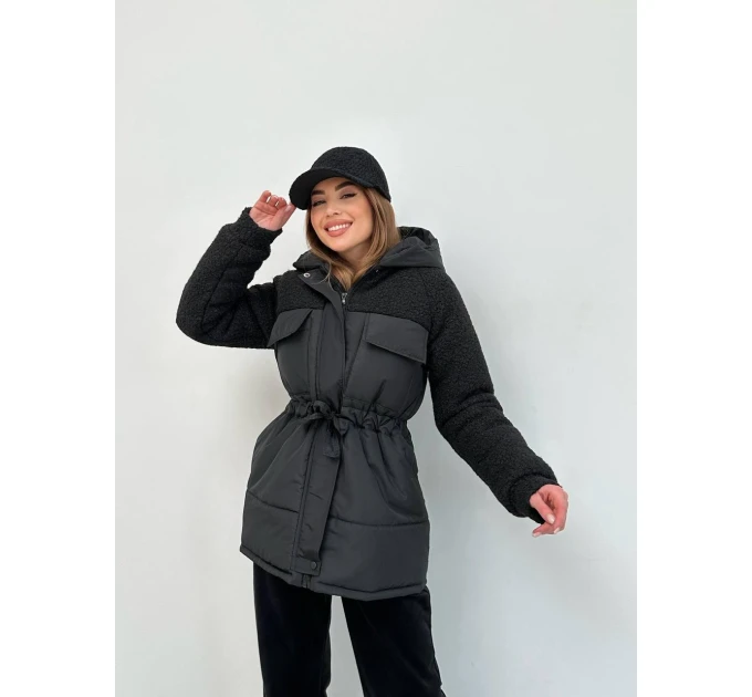 Зимняя женская куртка на силиконе 250 (Размеры 42-48)