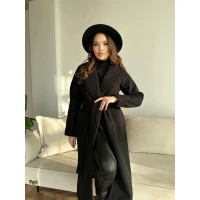 Стильное базовое кашемировое женское пальто в разных цветах (S-XL) 574-1 (61)