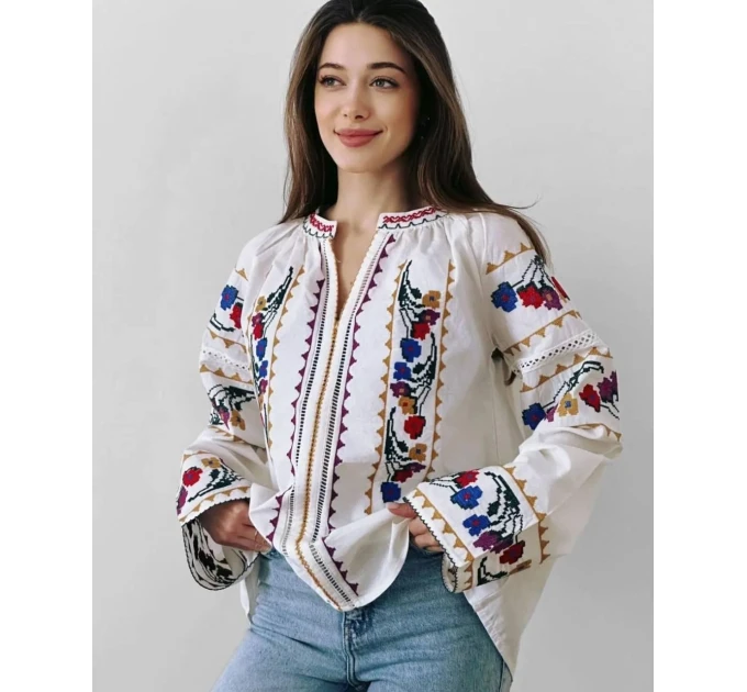 Stylish modern embroidery